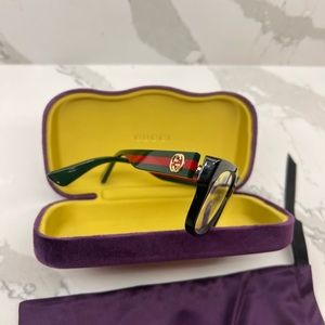 New Gucci GG Rectangle Eyeglasses